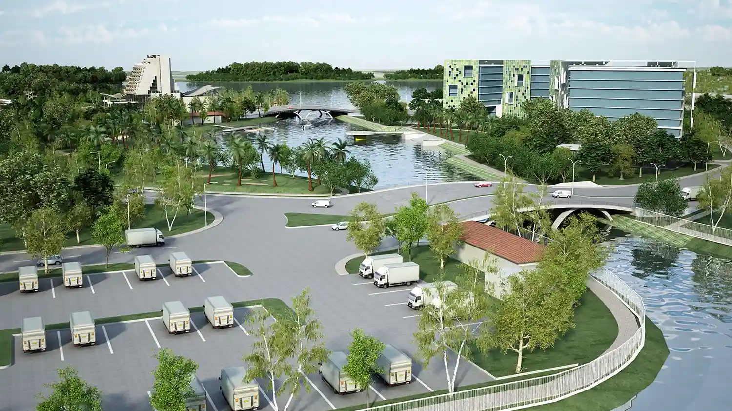 Hi-Tech Park, Sylhet (Sylhet Electronics City) - Architect Iqbal Habib
